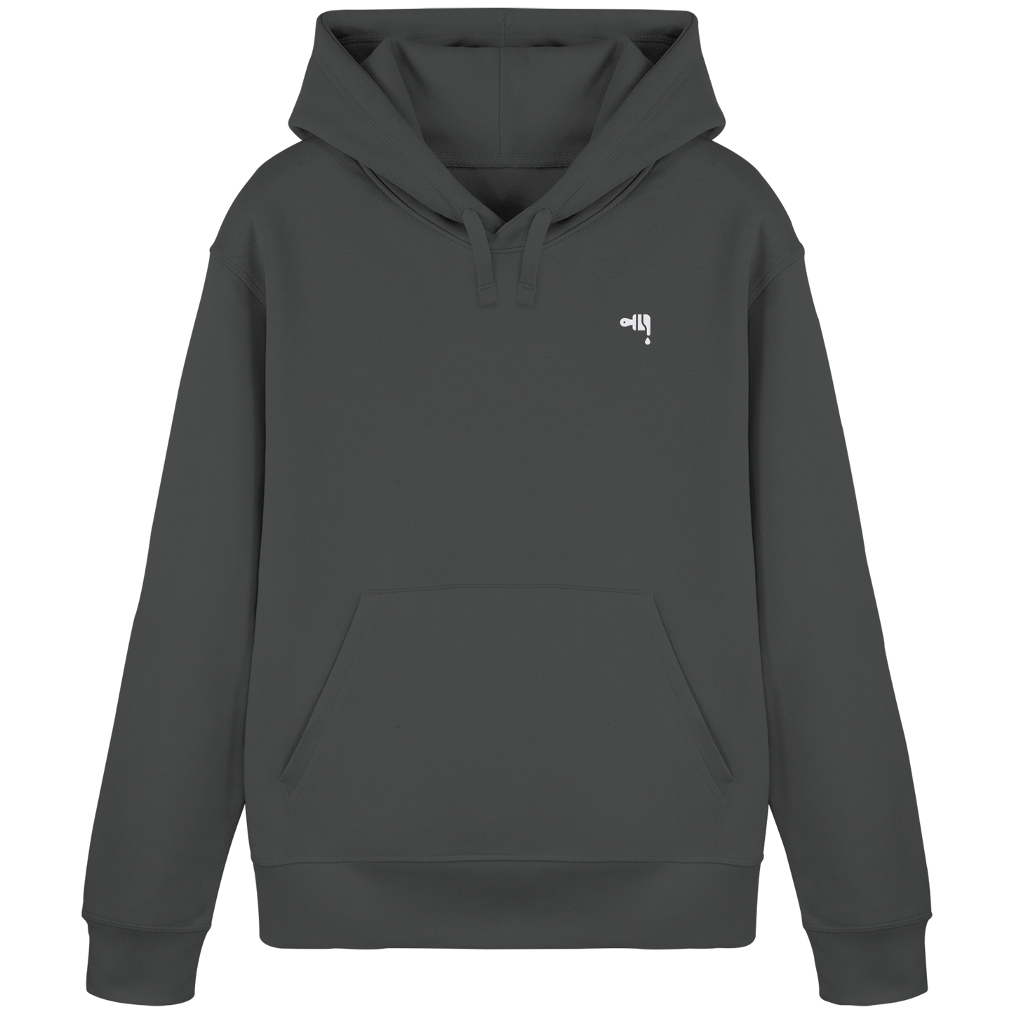 Gmoit NEW LOGO white - Organic Hoodie