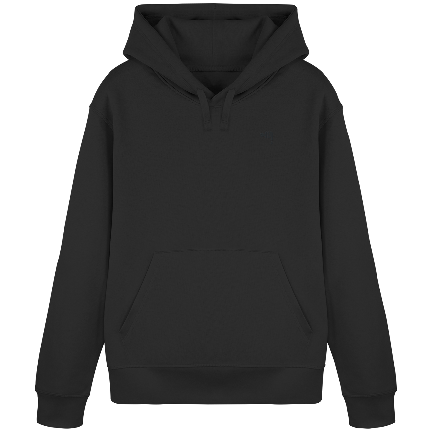 Gmoit NEW LOGO black - Ladies Organic Hoodie