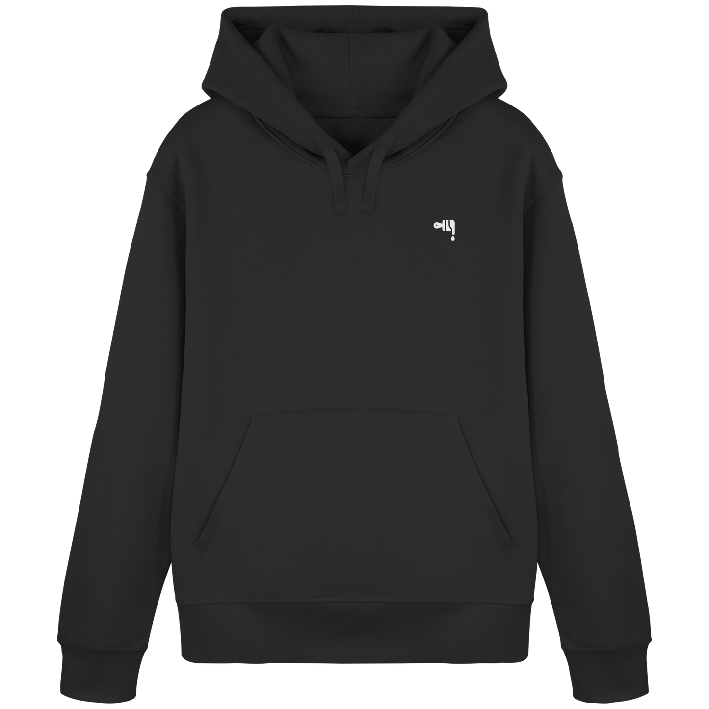 Gmoit NEW LOGO white - Organic Hoodie