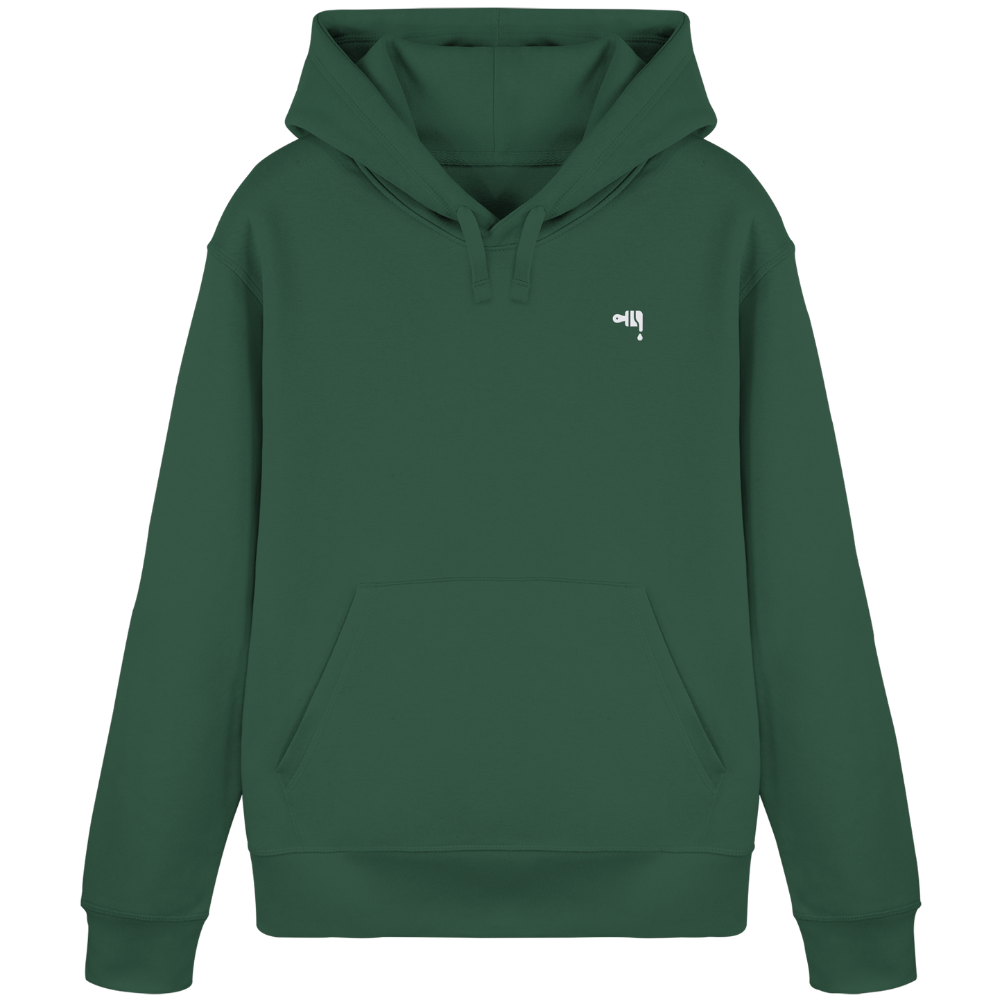 Gmoit NEW LOGO white - Organic Hoodie