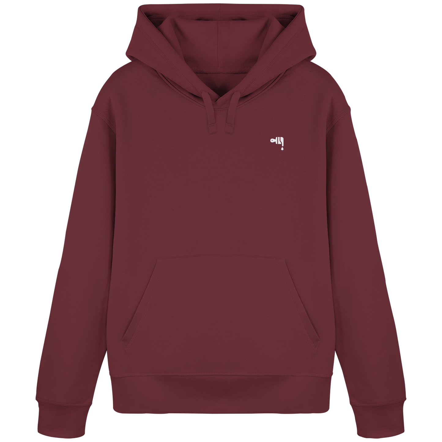 Gmoit NEW LOGO white - Organic Hoodie