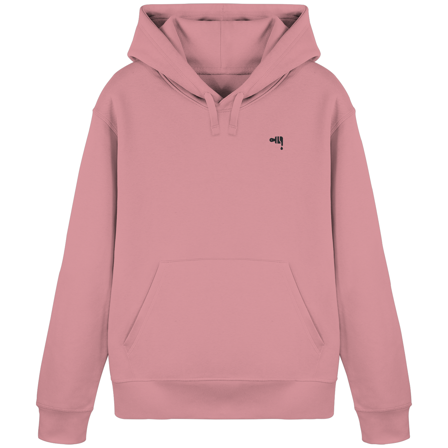 Gmoit NEW LOGO black - Ladies Organic Hoodie