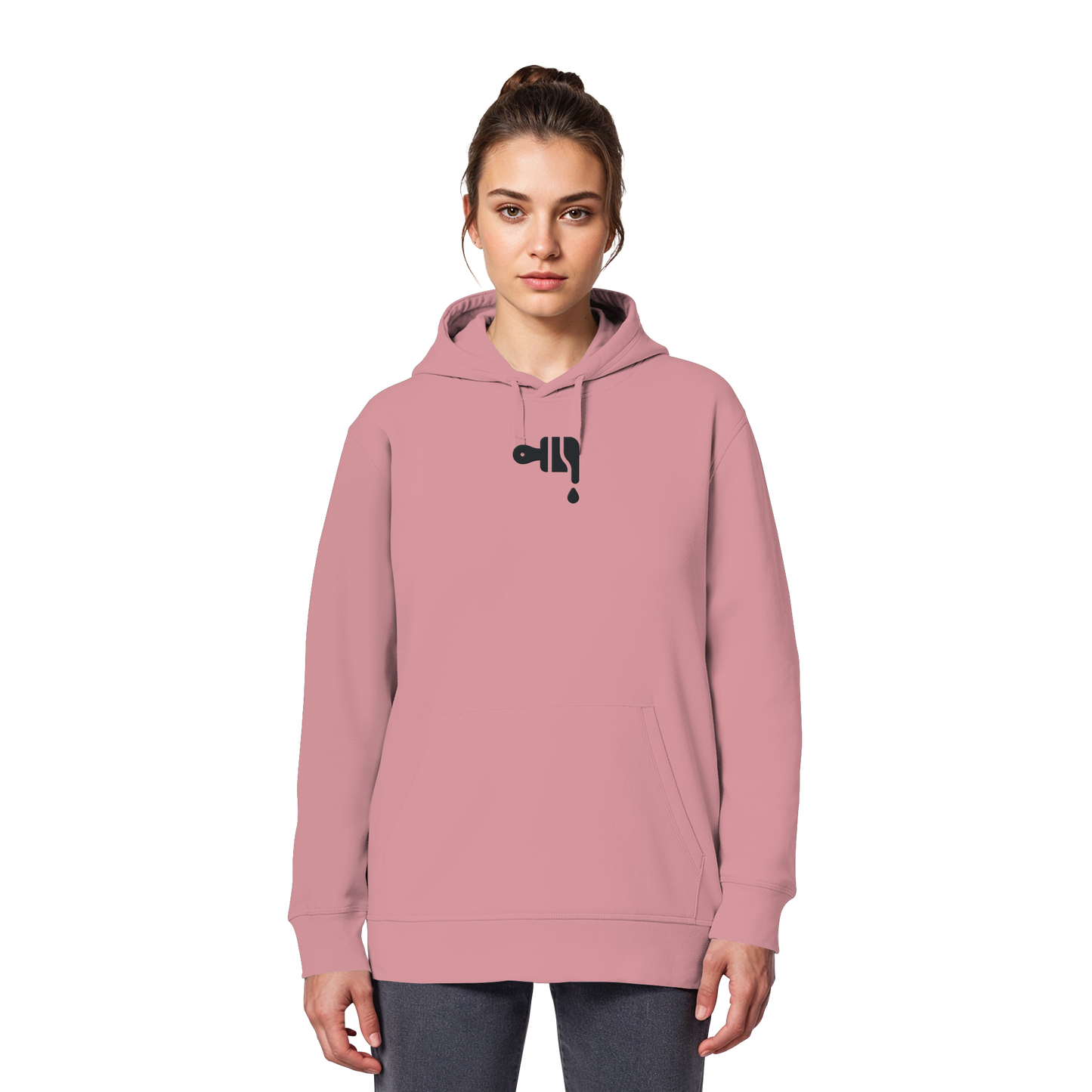 Gmoit NEW LOGO black & big - Damen Organic Hoodie