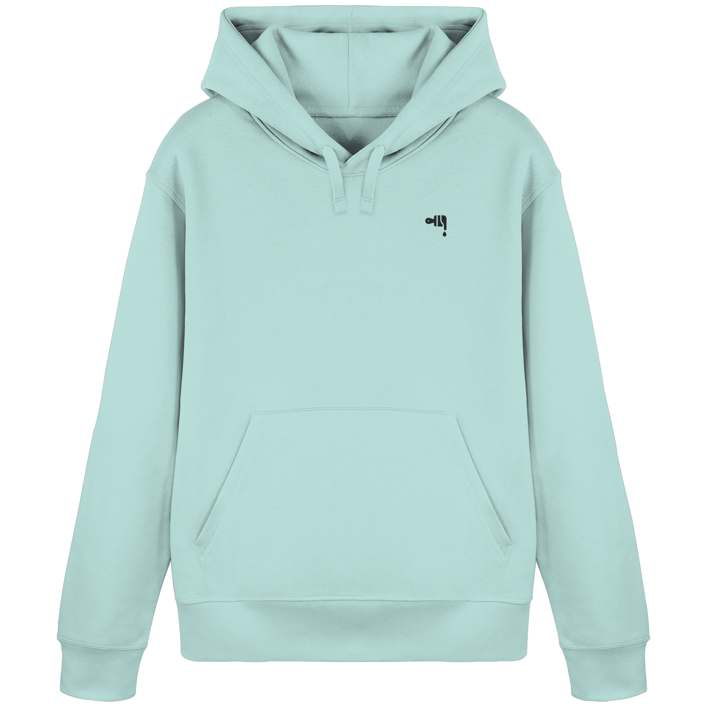 Gmoit NEW LOGO black - Ladies Organic Hoodie