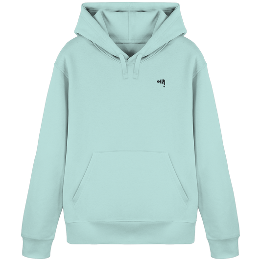 Gmoit NEW LOGO black - Ladies Organic Hoodie