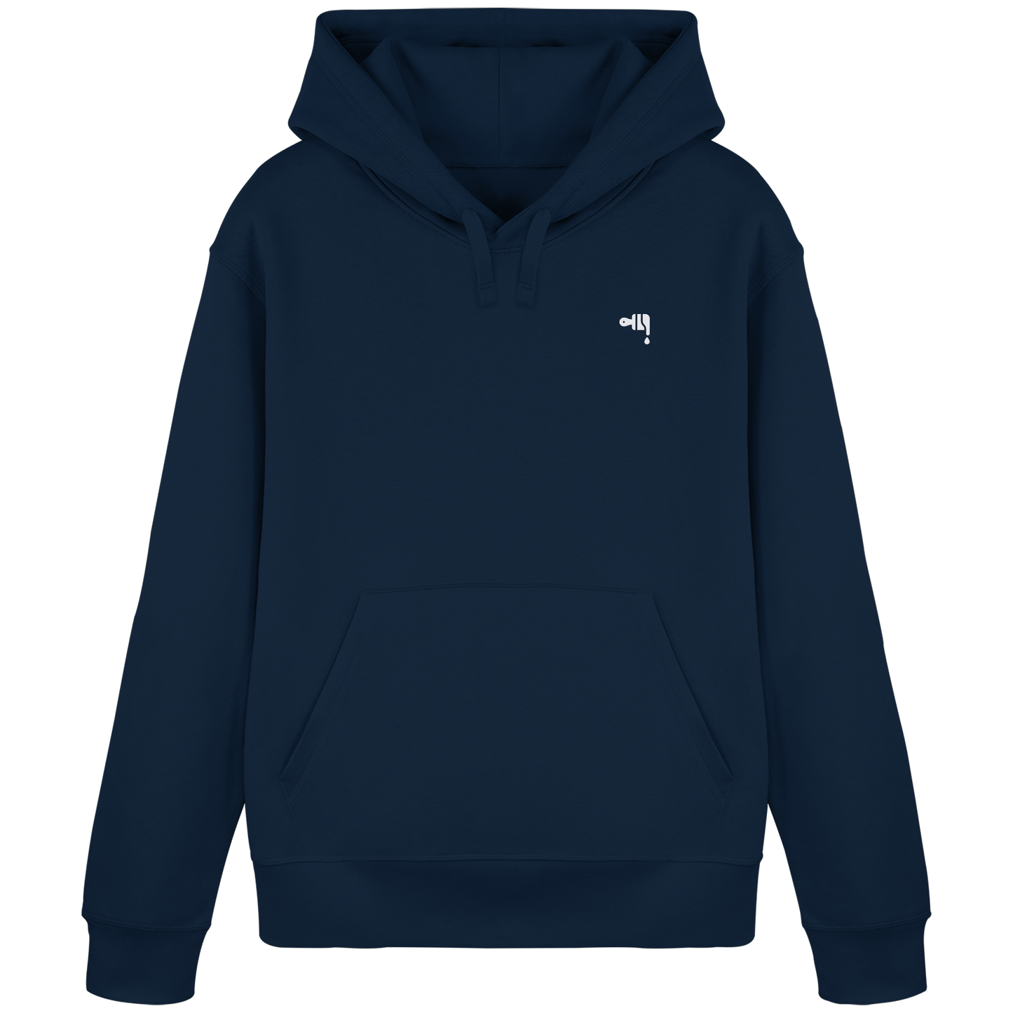 Gmoit NEW LOGO white - Organic Hoodie