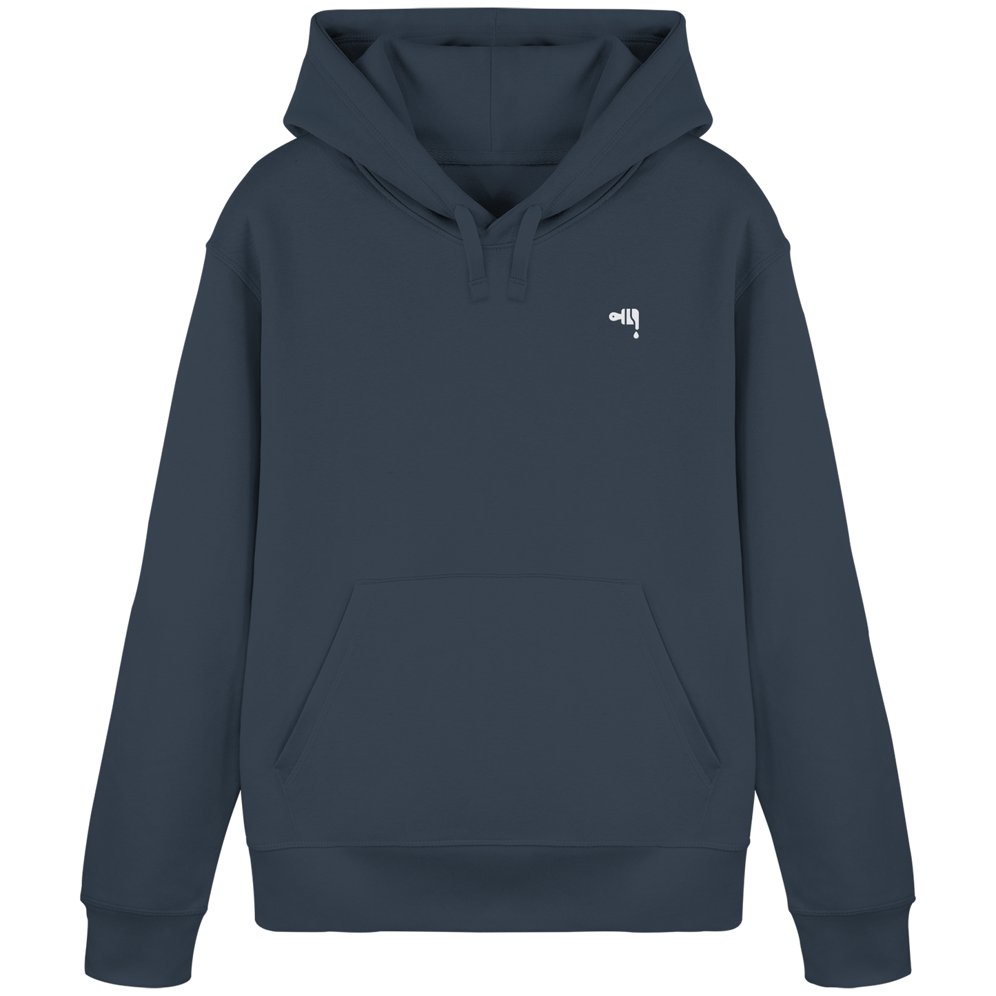 Gmoit NEW LOGO white - Organic Hoodie