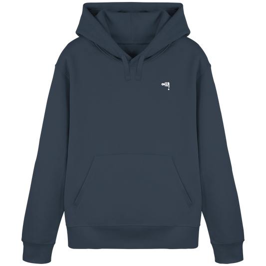 Gmoit NEW LOGO white - Damen Organic Hoodie