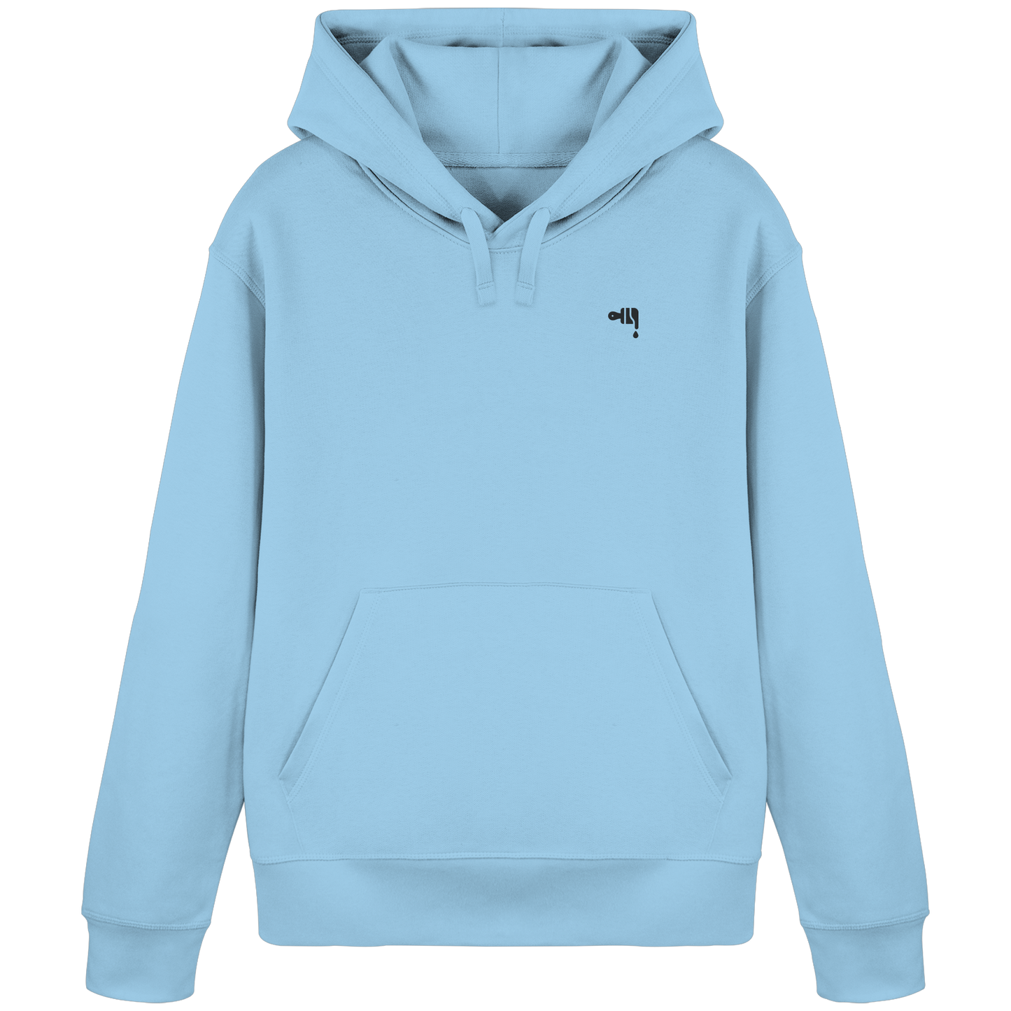 Gmoit NEW LOGO black - Ladies Organic Hoodie