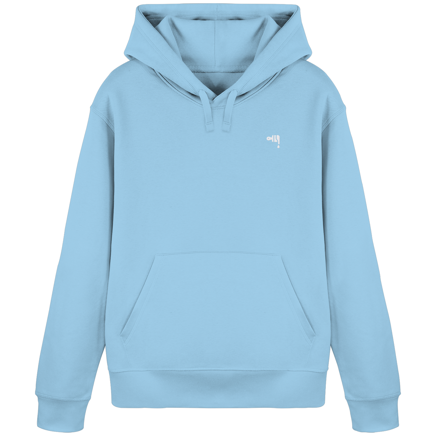 Gmoit NEW LOGO white - Organic Hoodie