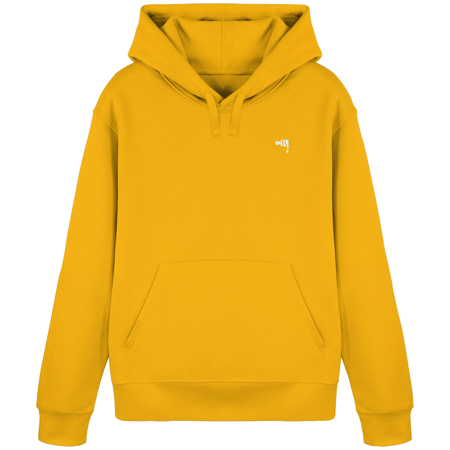 Gmoit NEW LOGO white - Organic Hoodie