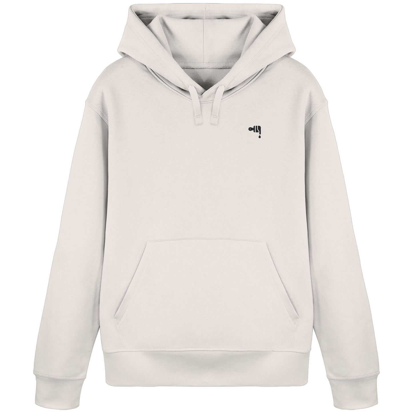 Gmoit NEW LOGO black - Ladies Organic Hoodie