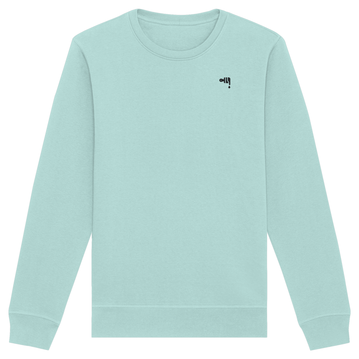 Gmoit NEW LOGO black - Ladies Organic Sweatshirt