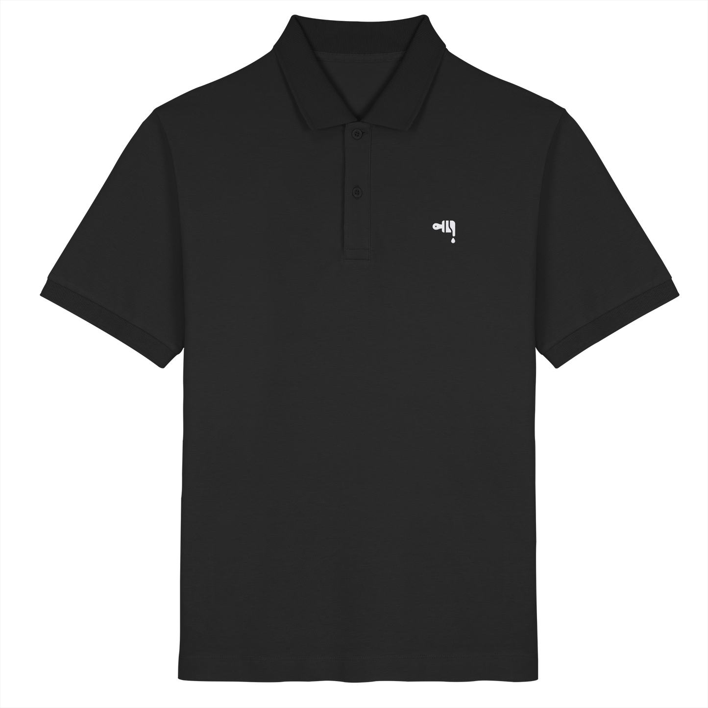 Gmoit NEW LOGO WHITE - Organic Poloshirt