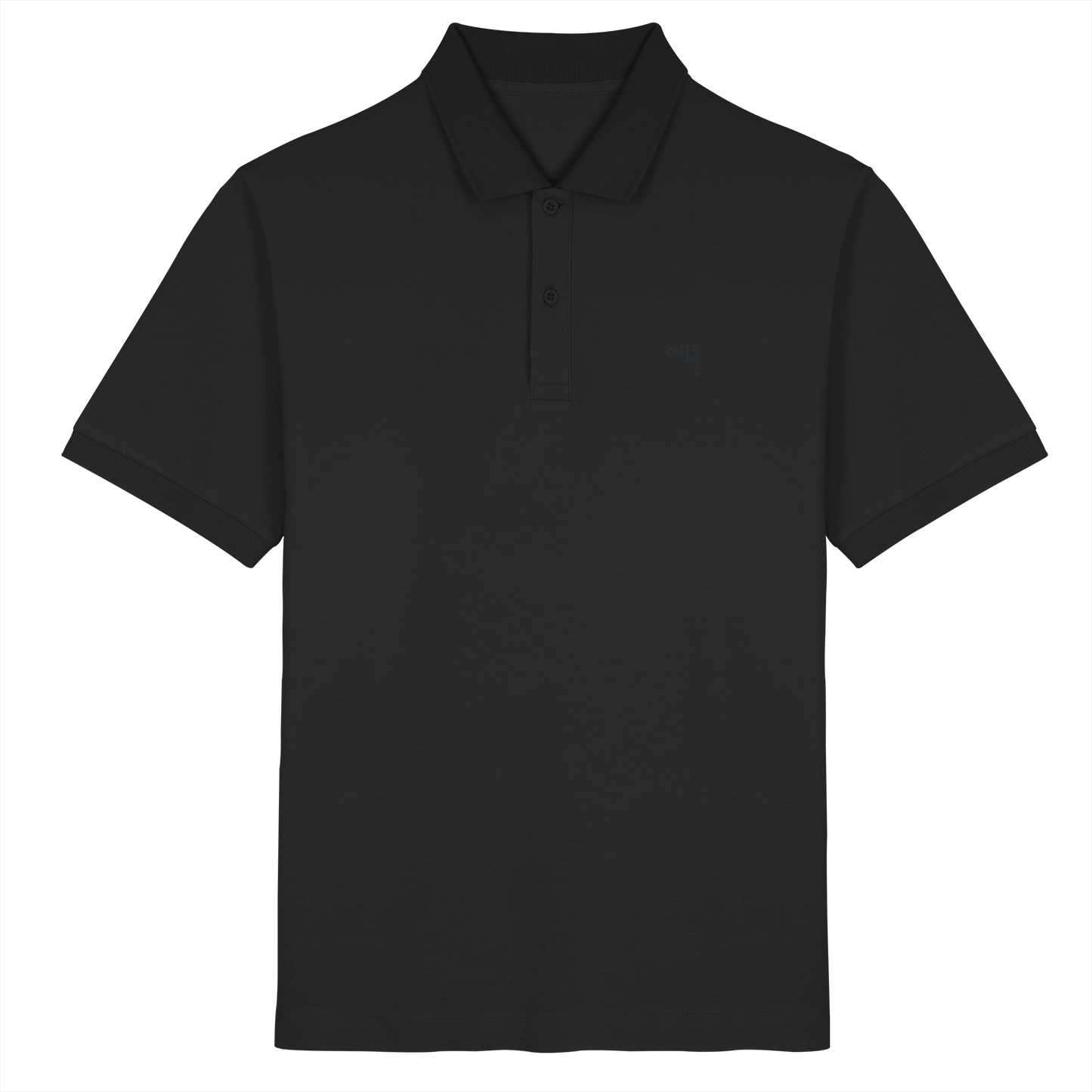 Gmoit NEW LOGO BLACK - Organic Poloshirt