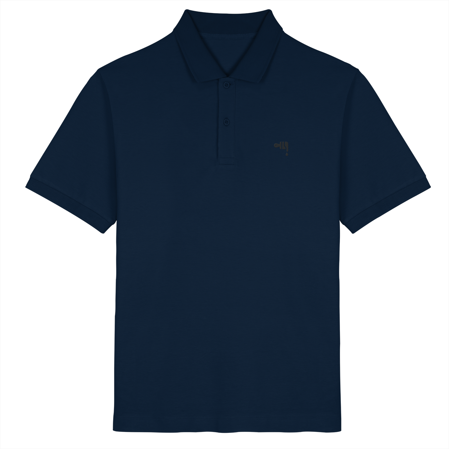 Gmoit NEW LOGO BLACK - Organic Poloshirt