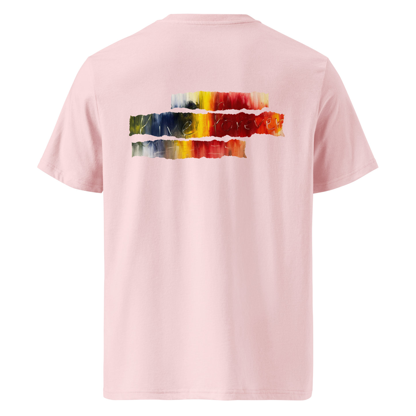 Gmoit mit Farbe live forever Unisex-Bio-Baumwoll-T-Shirt