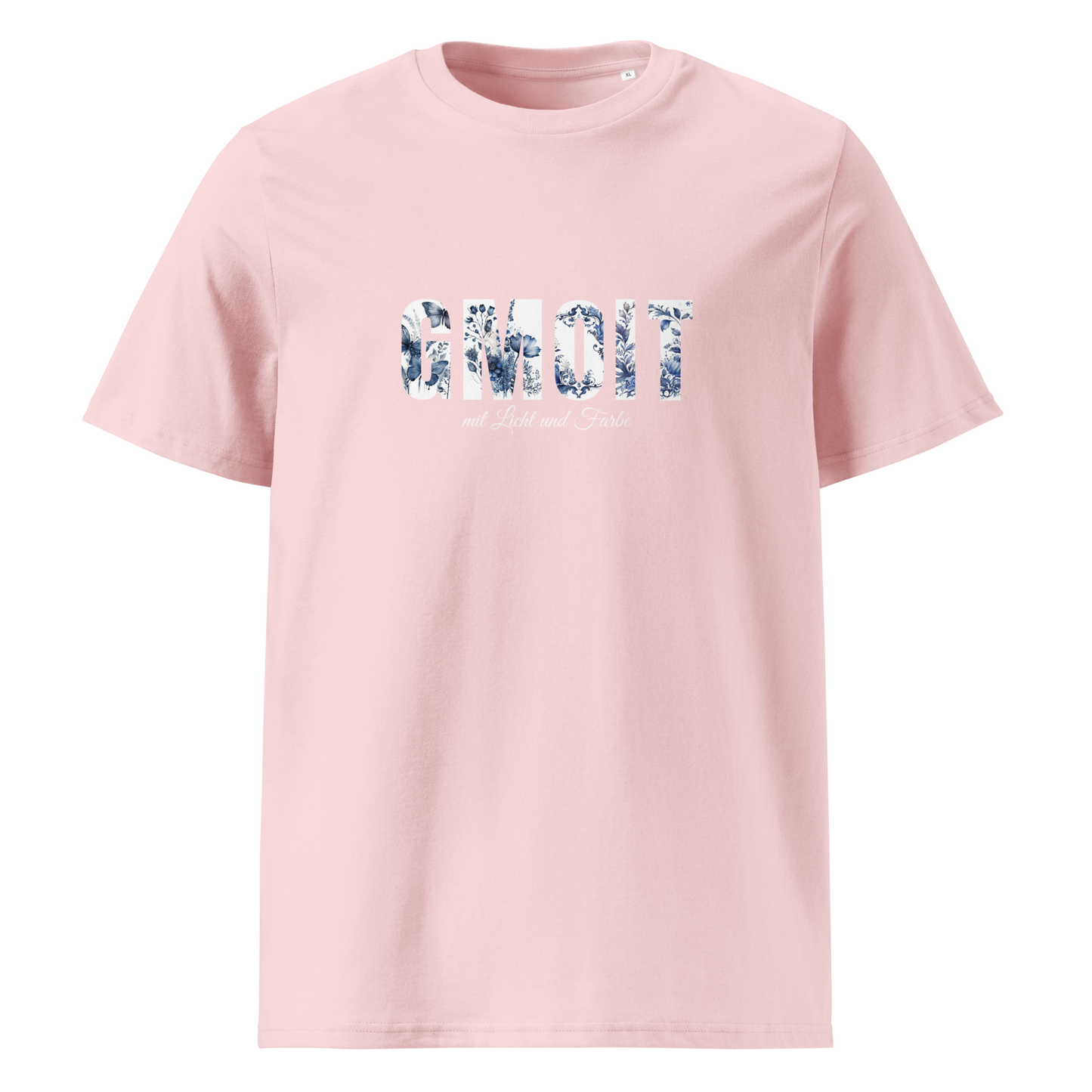 Gmoit mit Licht Delfter Blau Gmoit Unisex-Bio-Baumwoll-T-Shirt