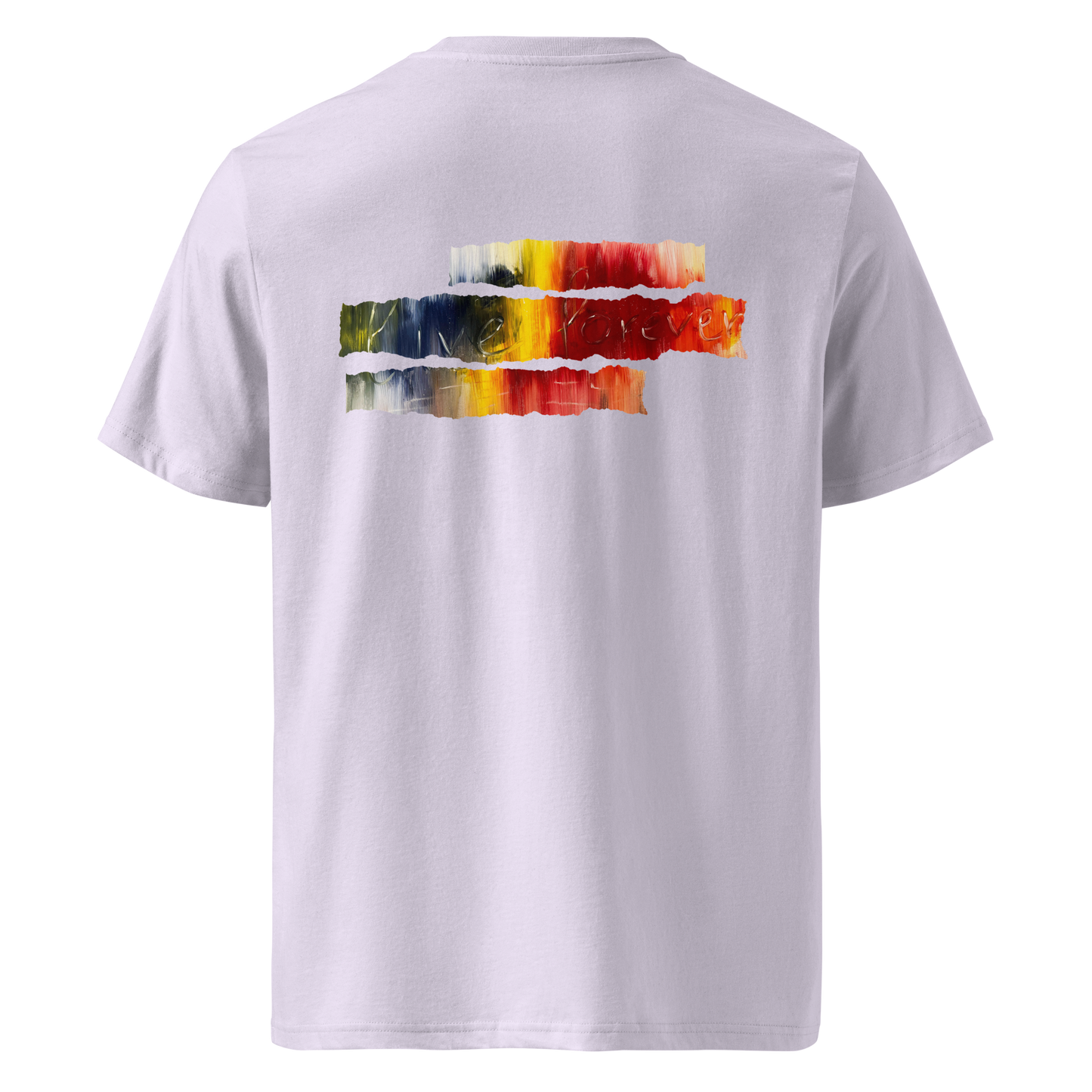 Gmoit mit Farbe live forever Unisex-Bio-Baumwoll-T-Shirt