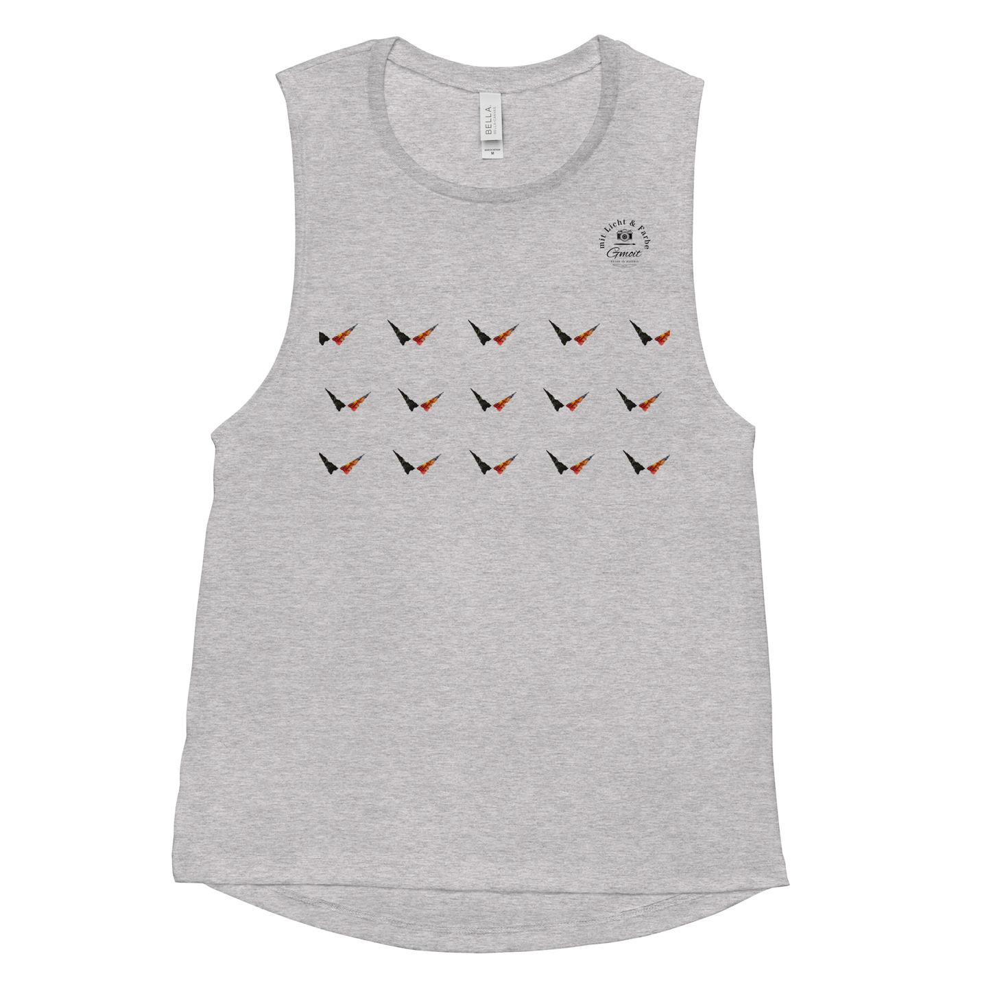 Gmoit mit Farbe Damen Muscle-Tank-Top