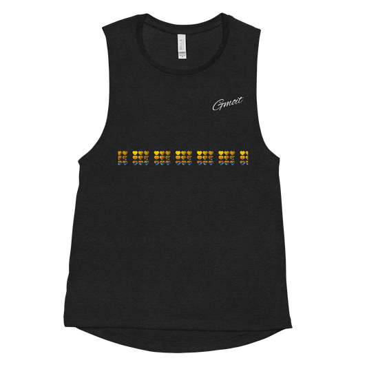 Gmoit mit Farbe Damen Muscle-Tank-Top