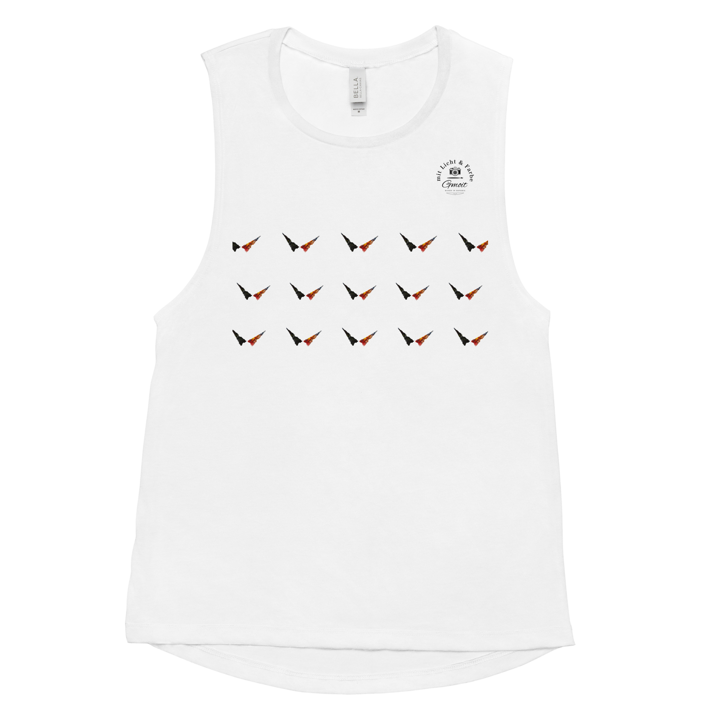 Gmoit mit Farbe Damen Muscle-Tank-Top